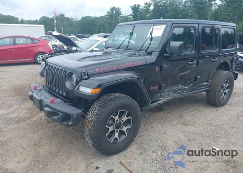 2020 Jeep Wrangler Unlimited Rubicon 4X4 из США, поврежденный, VIN 1C4HJXFG6LW243231